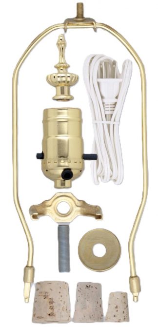 Create-A-Lamp Kit With Bottle Adapter and Harp