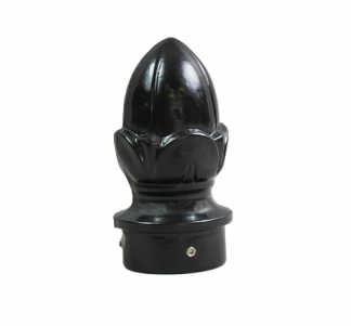 Acorn decorative street pole finial cap for 3 inch diameter post – Primelite 11060-3