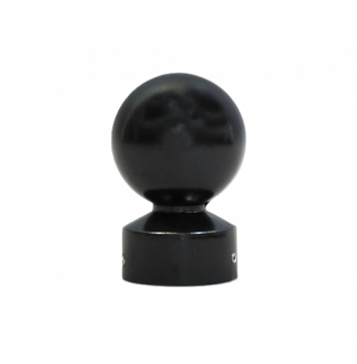 Ball decorative street pole finial cap for 3 inch diameter post – Primelite 11061-3