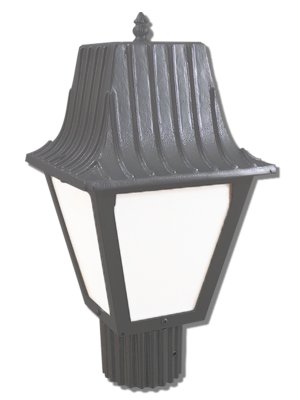 Cast Aluminum 18" x 8" Lantern Post Light