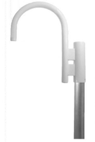 "J" Heavy Gauge Gooseneck Post Mount