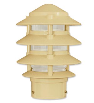 LED 4 Tier Pagoda Small Top for 3" Post