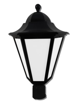 6 Panel Cast Lantern Post Light