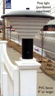 4" Square Pier Mount - Image 2