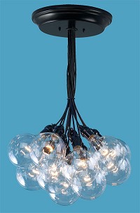 12 Light Cord Multi-Socket Pendant Fixture