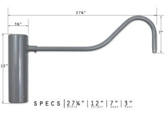 Standard Gooseneck Post Mount