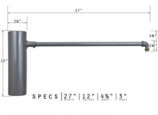 Straight Arm Post Mount