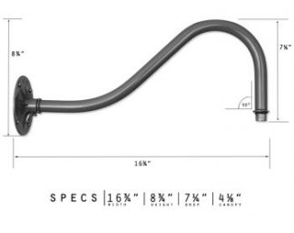 Short Gooseneck Arm
