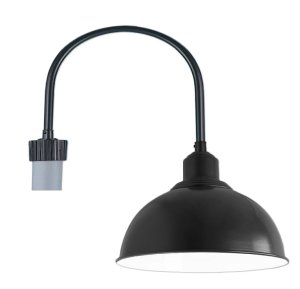 Dome Hood on U Shape Post Light