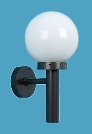 Acrylic Globe on Wall Bracket