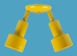 2 Step Shades with swivel on Ceiling Mount