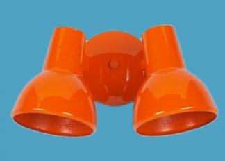 2 Bell shades wall bracket with swivels