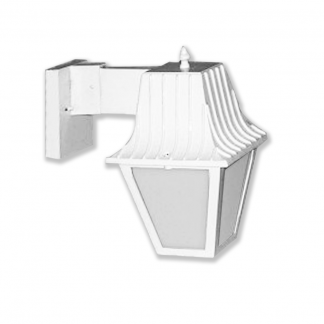 High Hat Cast Aluminum Lantern Wall Bracket