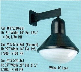 Aluminium Shade Dark Sky Friendly on Wall Bracket