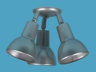 3 Bell shades ceiling mount with swivels
