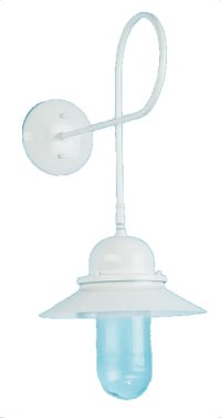 Indoor Jelly Jar Teardrop Shade on Loop Arm