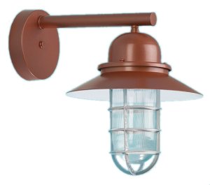 Indoor Jelly Jar WG Teardrop Shade on Straight Arm