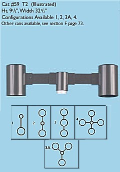 Multi-light Can Post Light