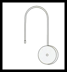 Small Indoor Gooseneck "J" Arm