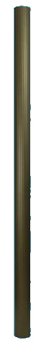 Fluted Aluminum Post