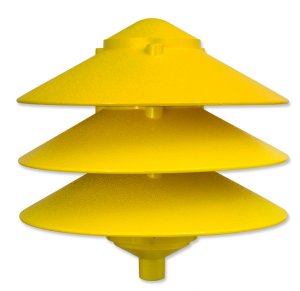LED Pagoda Large 3 Tier Top, for Garden Stake