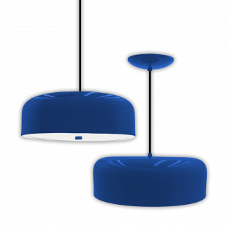 Aluminum Drum Pendant w/ Lens