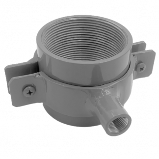 Clamp for 4" Round Post – Aluminum – Holds 1 or 2 Fixtures (Part #11041 & 11041/2, 29 Finishes)