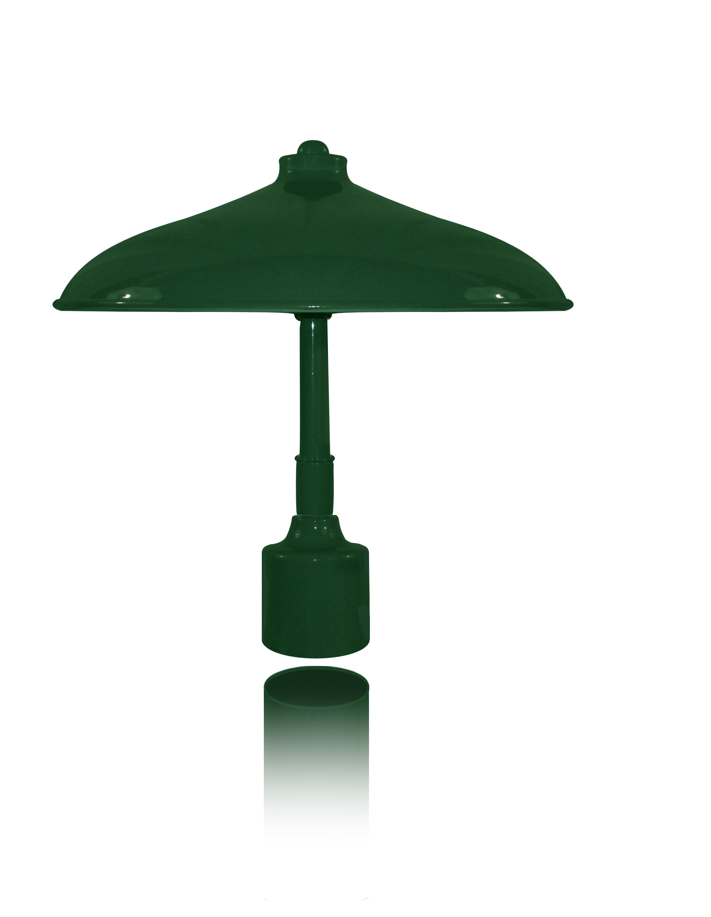 16" Shade on Stem, Dark Sky Friendly Post Light