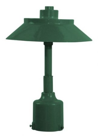 LED 10" Shade on Stem, Dark Sky Post Light