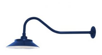 Low Profile Barn LED Shade with 22" Gooseneck Arm