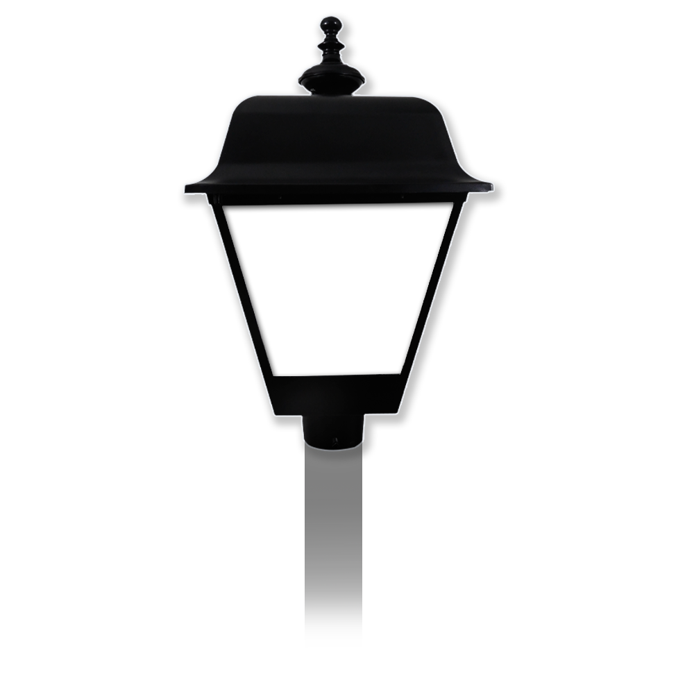 Large 27" x 15" Sturdy LED Post Light