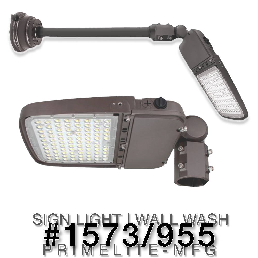 sign light #1573/955 tech drawing