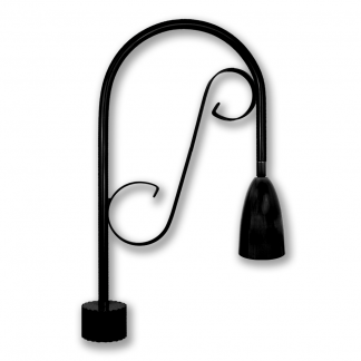 Bullet Shade Aluminum Decorative Post Mount