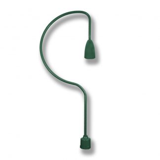 Bullet Shade on Large Shepherd Hook Post Mount