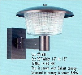 Polycarbonate Dark Sky Friendly Wall Bracket