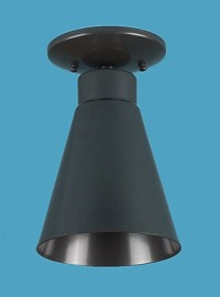 Tapered Bullet Shade flush Ceiling Mount