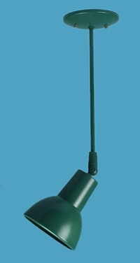 Bell Aluminium Shade on stem with swivel