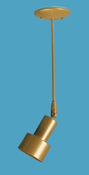 Step Shade Pendant on 12" Stem with Swivel