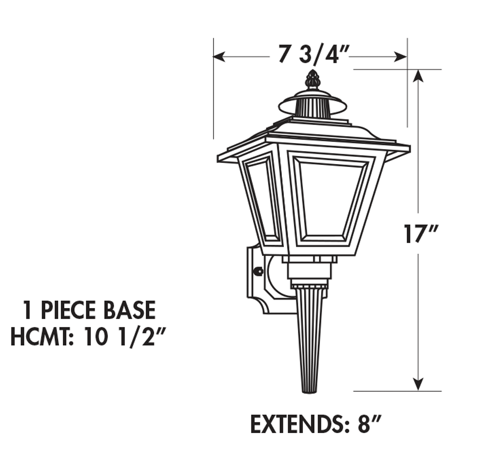Wall Mount Exterior Light - Image 2