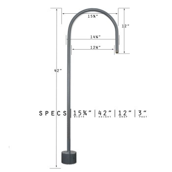 J Arm Post Mount