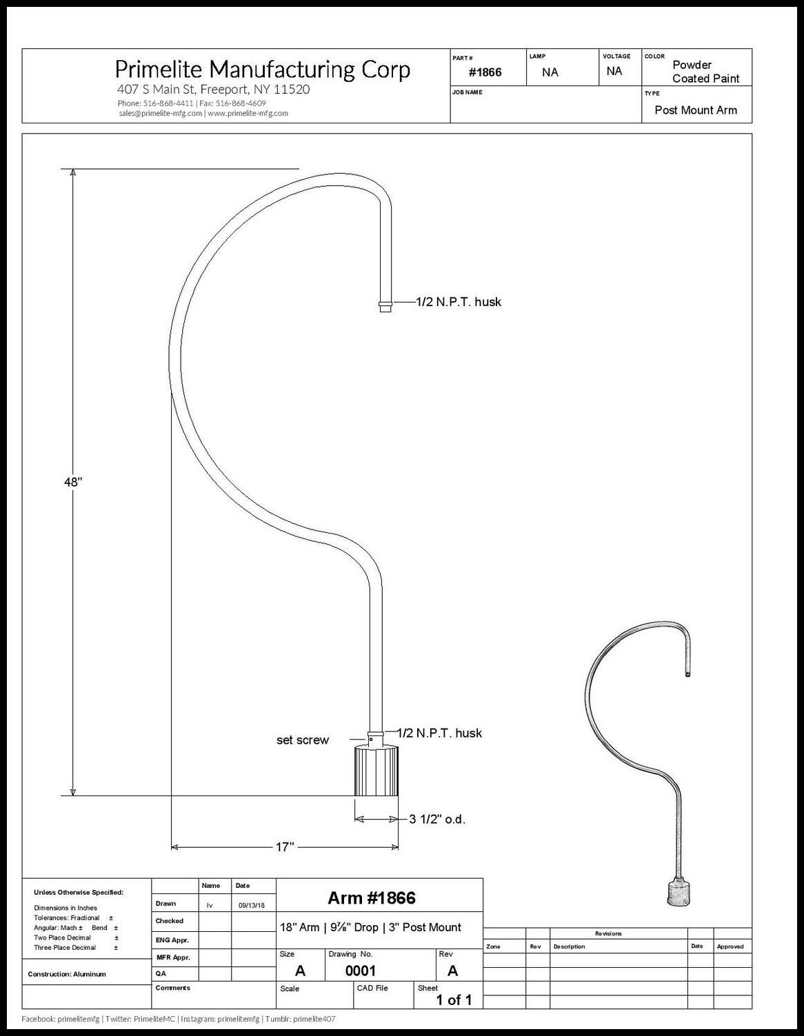 Large Shepherd Hook Post Mount - Image 2