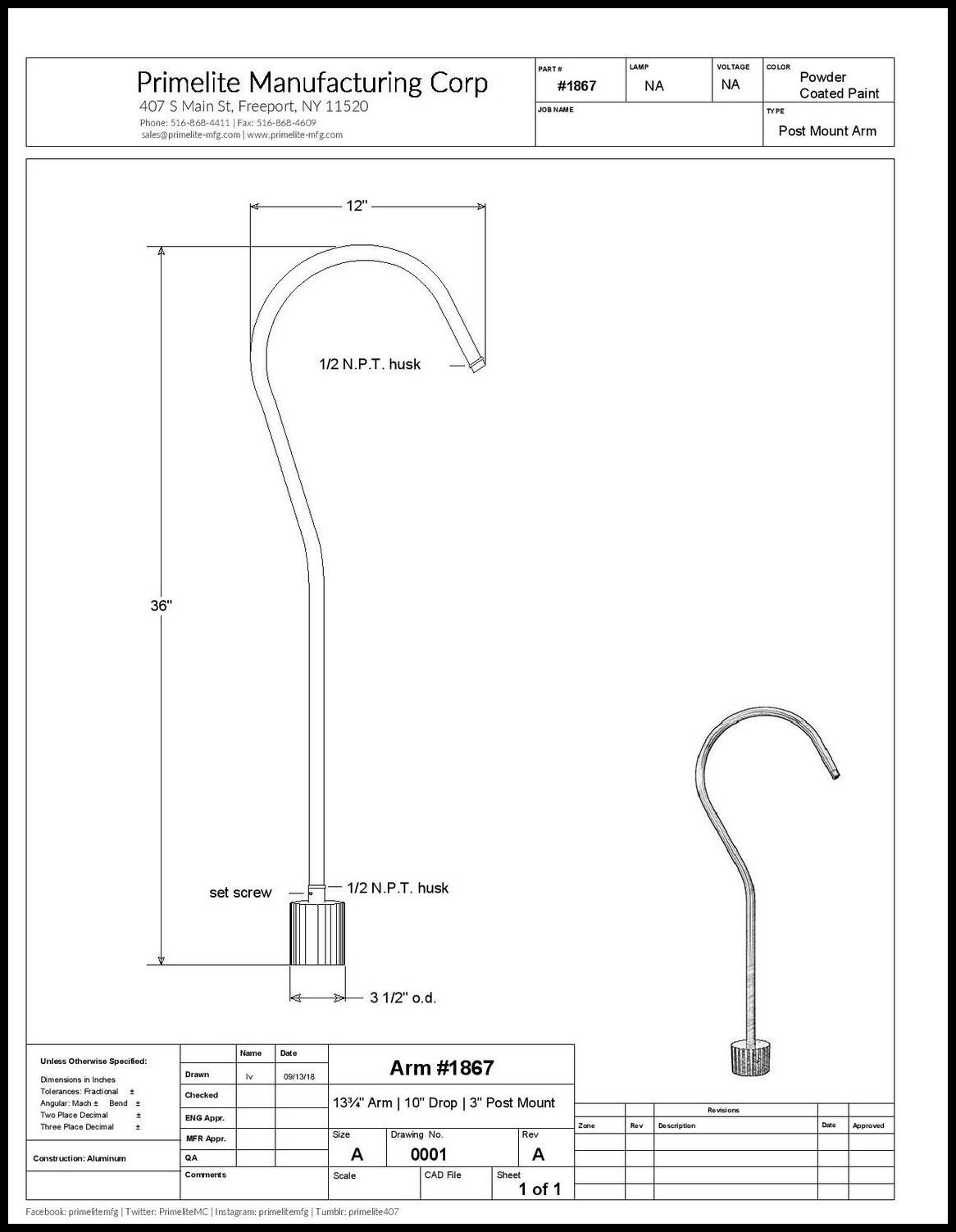 Shepherd Hook Post Mount - Image 2
