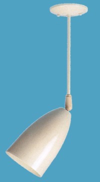 Bullet Shade Stem Pendant with Swivel