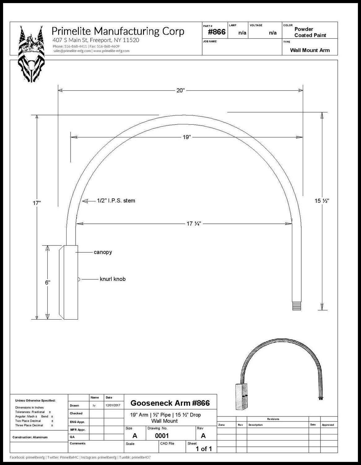 Loop Arm Wall Bracket - Image 2