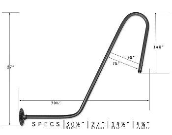 Z Arm Wall Bracket