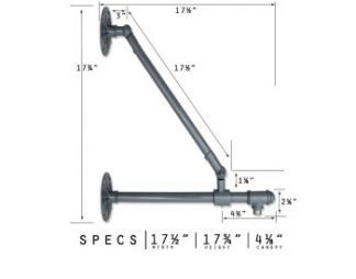 Double Mount Wall Bracket Arm