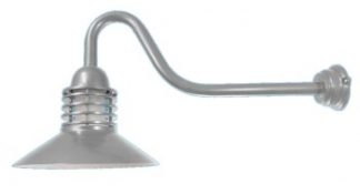 Louveraire Jelly Jar Shade on Heavy Gauge Gooseneck Arm