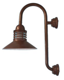 Louveraire Jelly Jar Shade on Heavy Gauge Z Arm