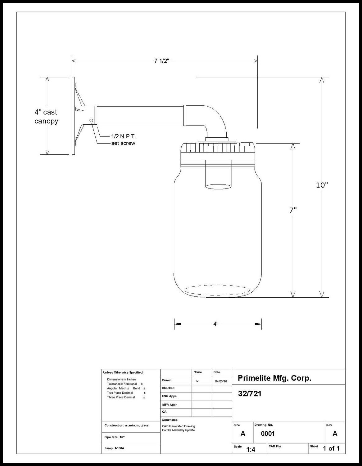 Mason Jar Wall Bracket - Image 2