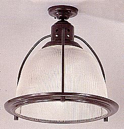 Prismatic Hanging Dome w/ Bars - Flush